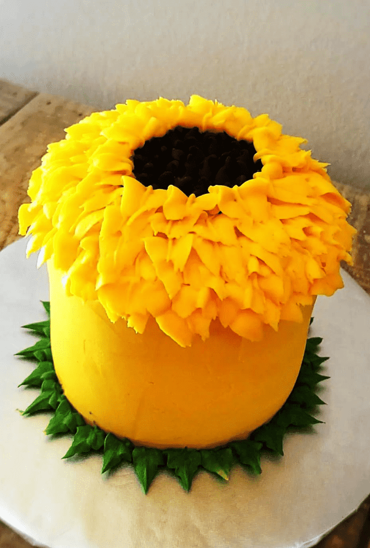 Exquisite Sunflower Cake