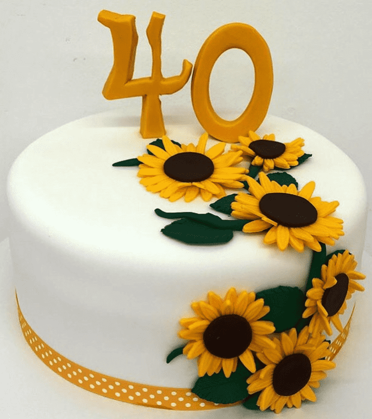 Fine Sunflower Cake