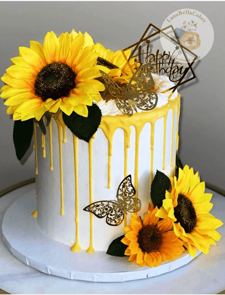 Good Looking Sunflower Cake