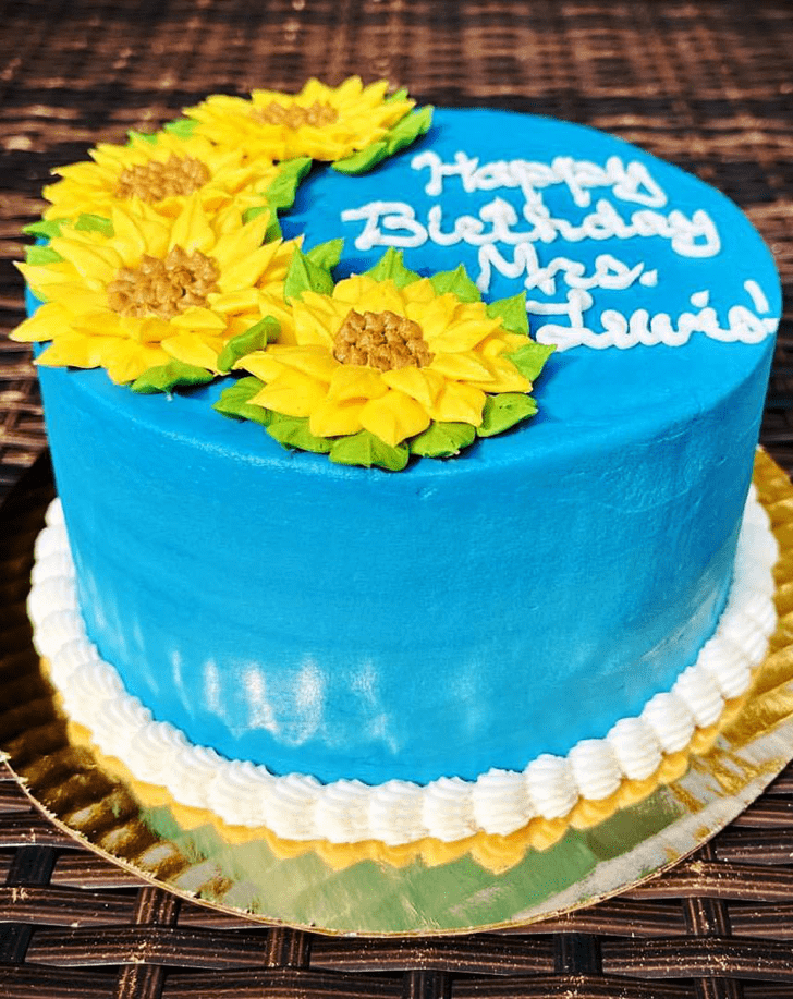 Magnificent Sunflower Cake