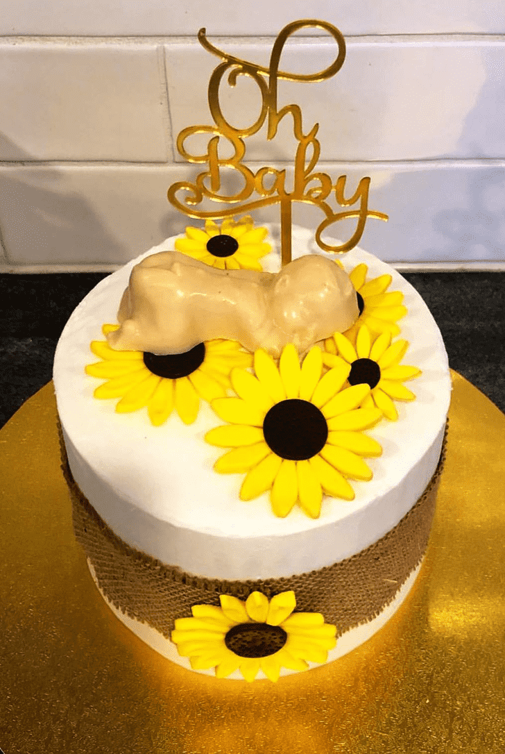 Radiant Sunflower Cake