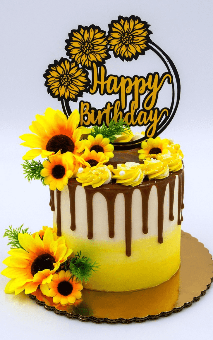Ravishing Sunflower Cake