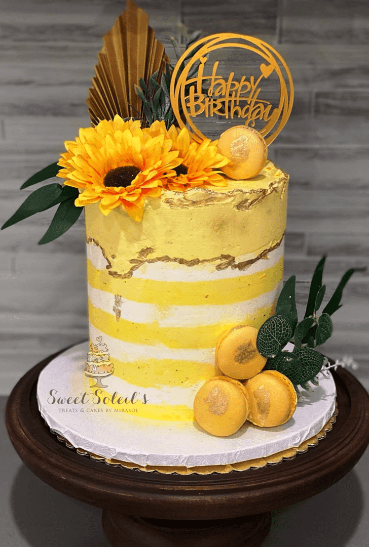 Slightly Sunflower Cake