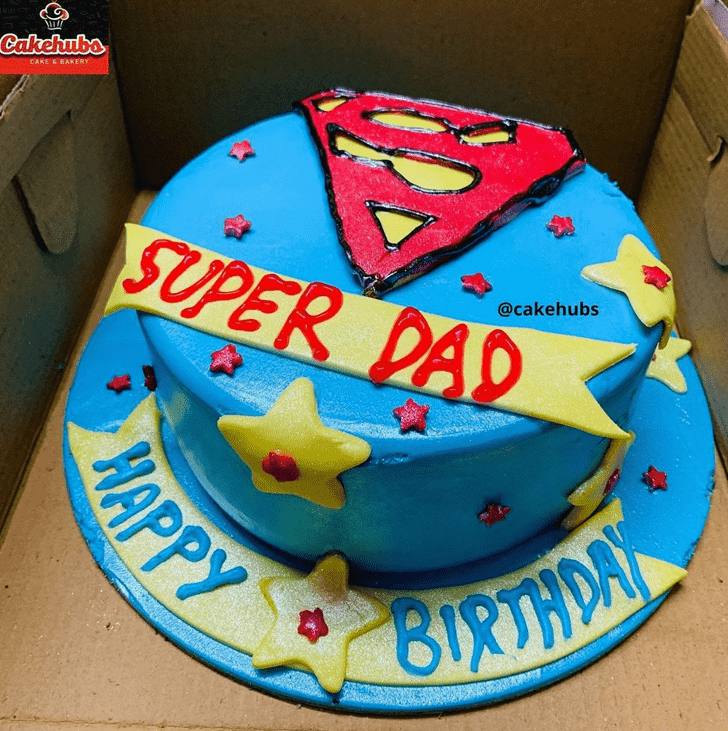 Captivating Superdad Cake