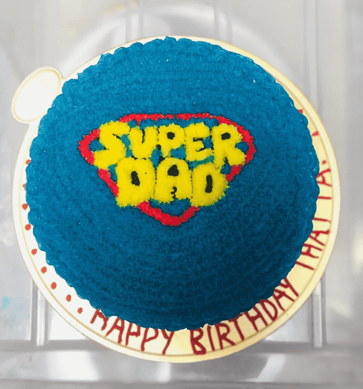 Cute Superdad Cake