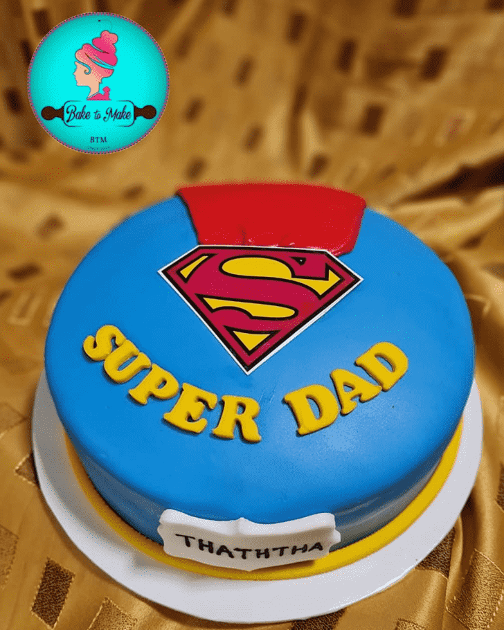 Enthralling Superdad Cake