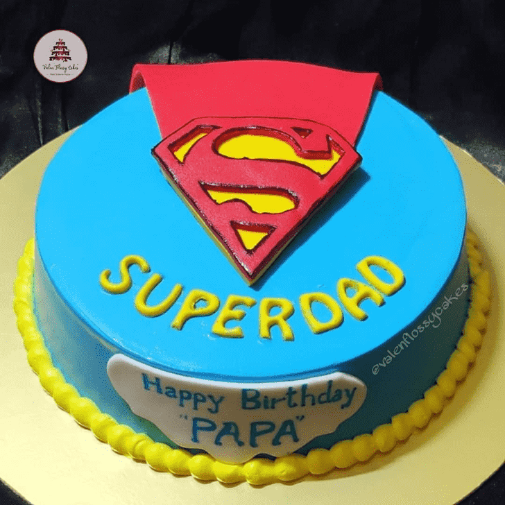 Enticing Superdad Cake