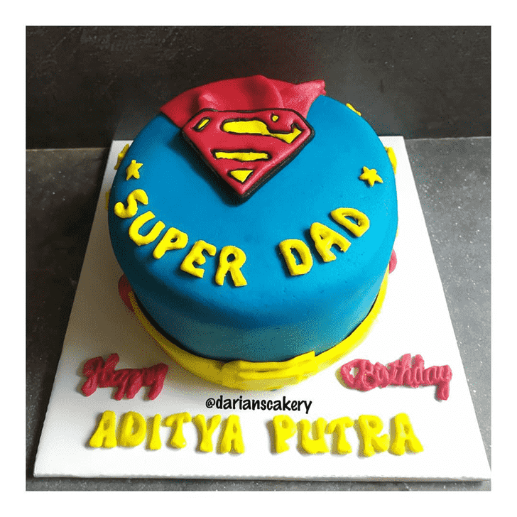 Graceful Superdad Cake
