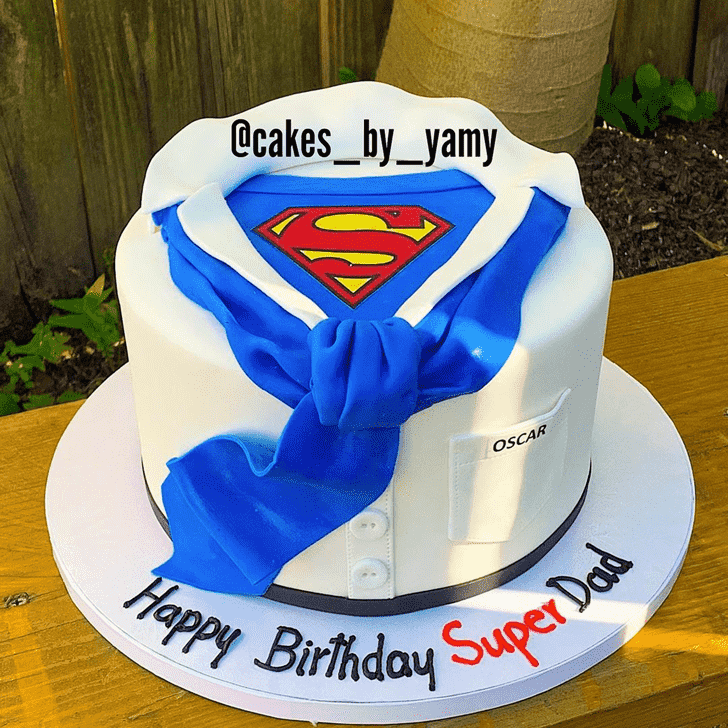Marvelous Superdad Cake