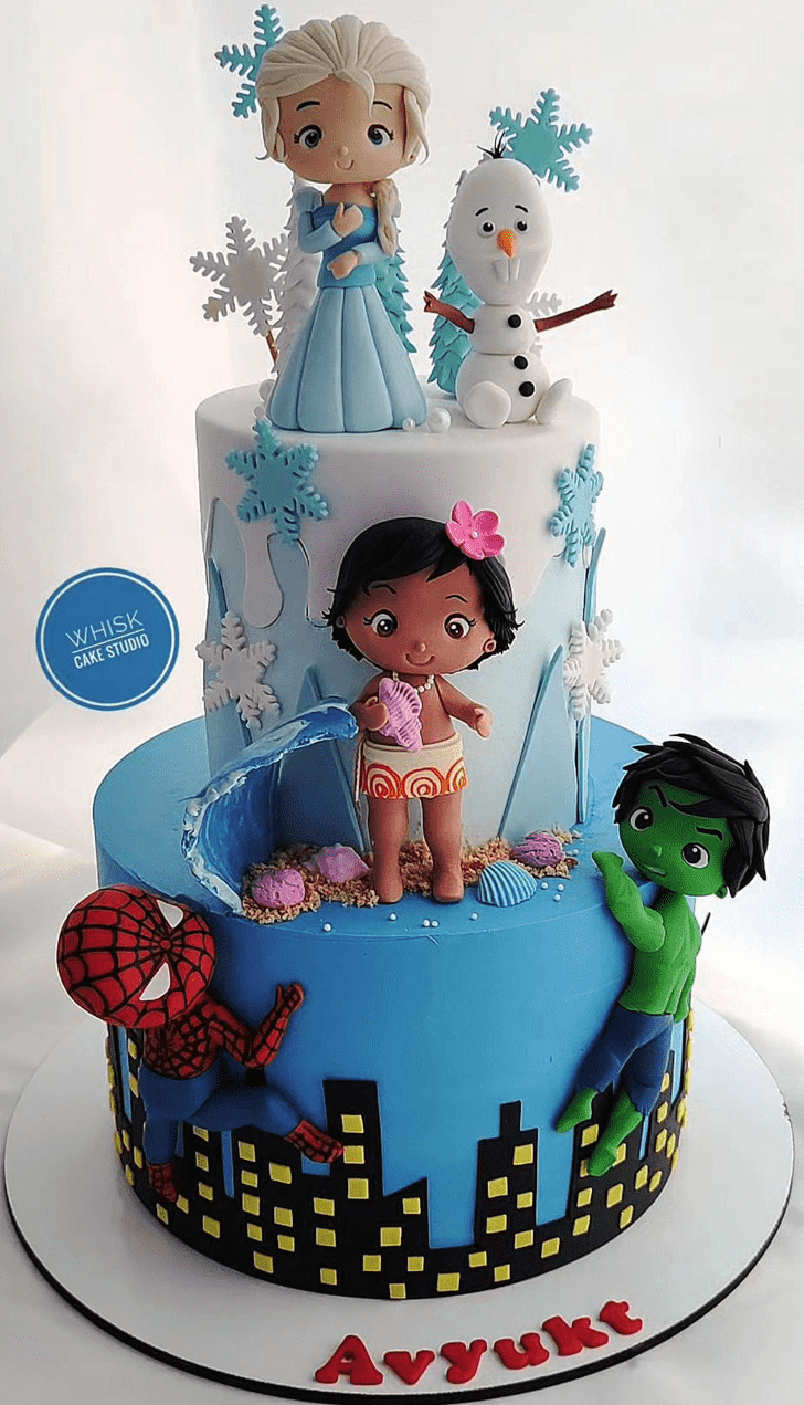 Alluring Superhero Cake