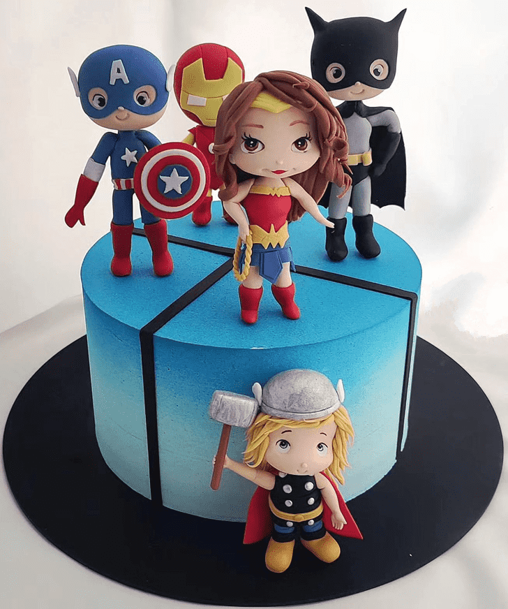 Angelic Superhero Cake