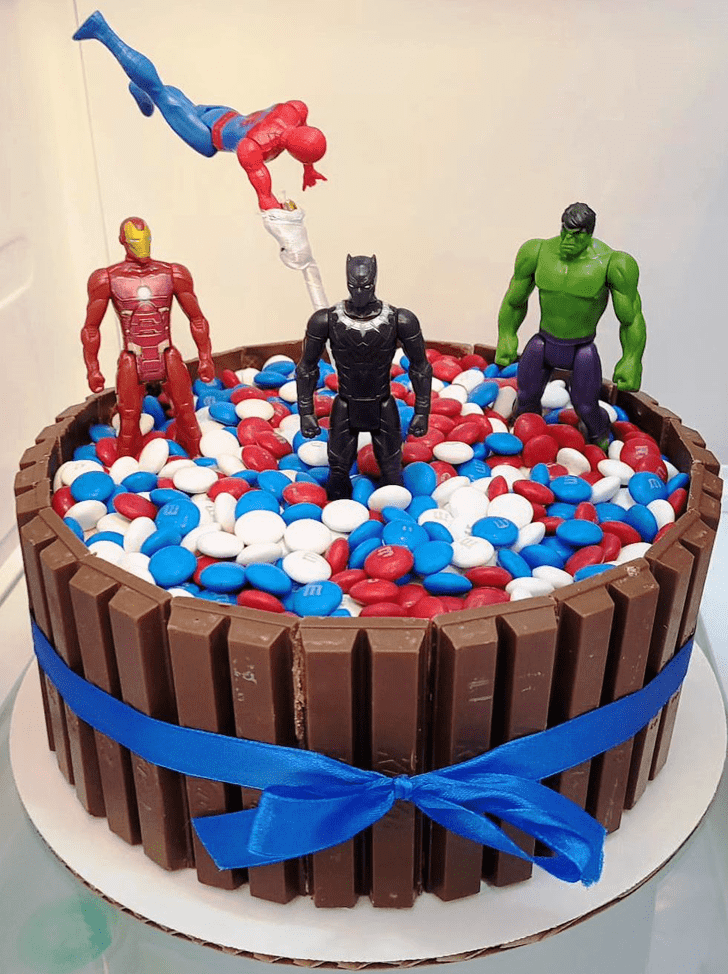 Cute Superhero Cake