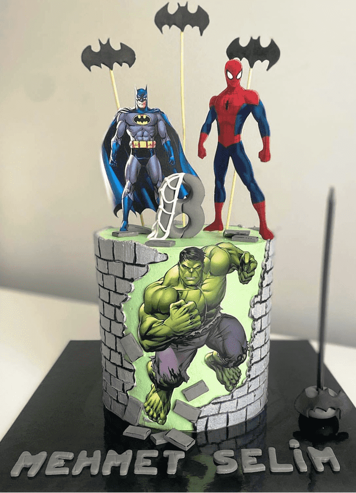 Divine Superhero Cake