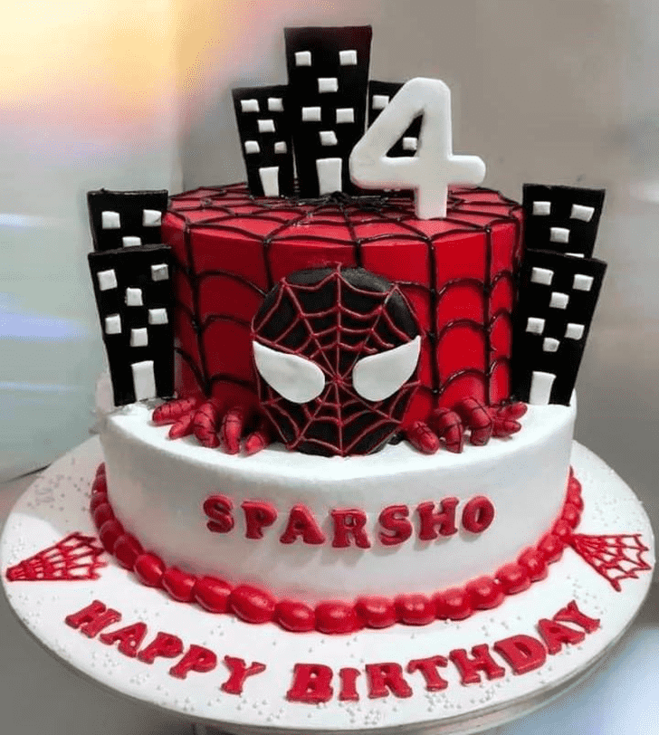 Elegant Superhero Cake