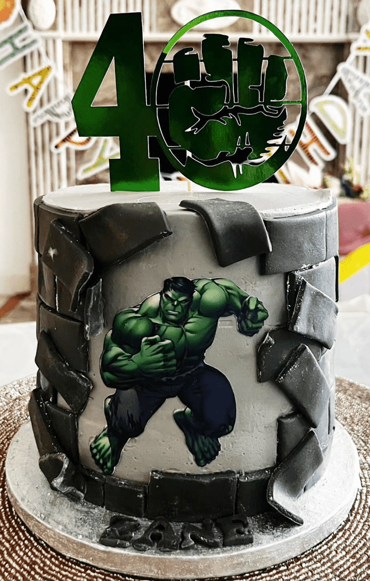 Enthralling Superhero Cake