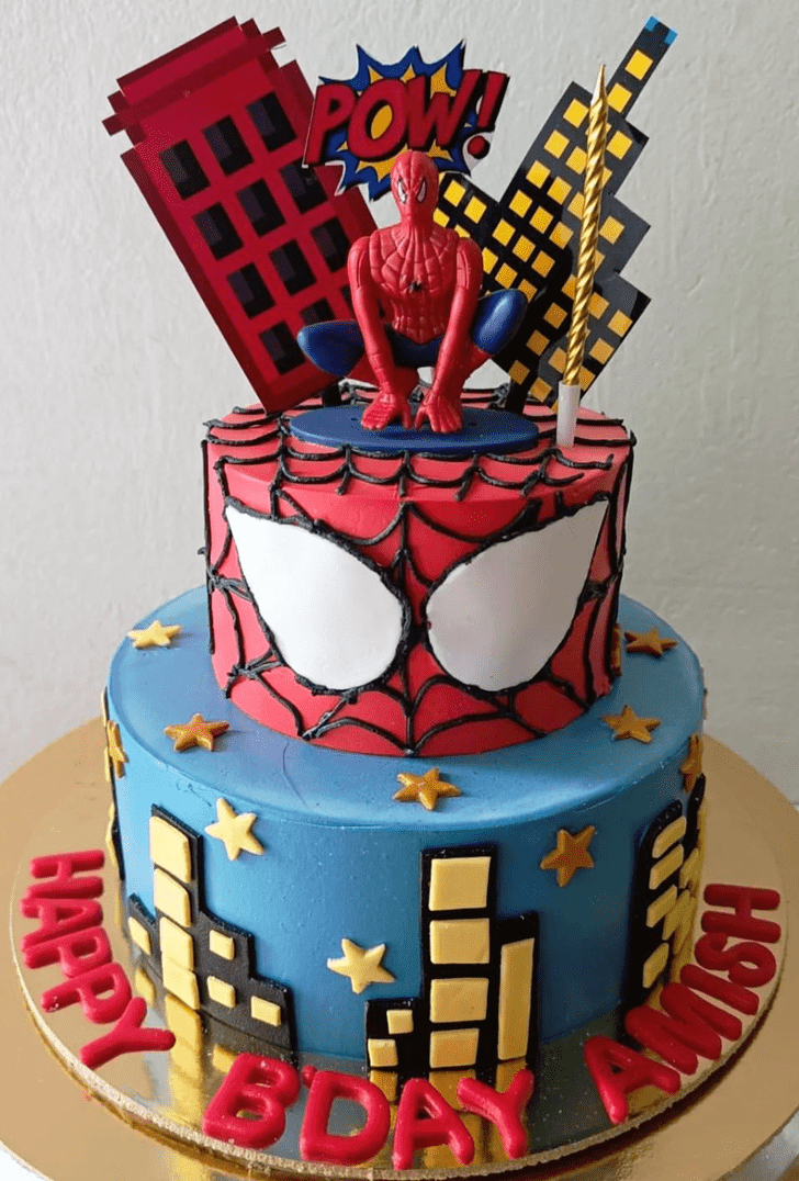 Excellent Superhero Cake