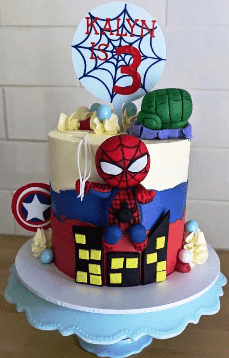 Gorgeous Superhero Cake