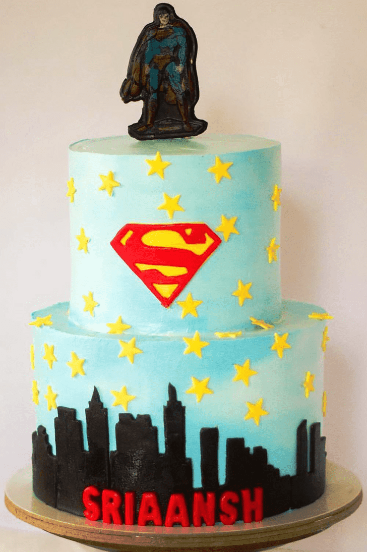 Mesmeric Superhero Cake