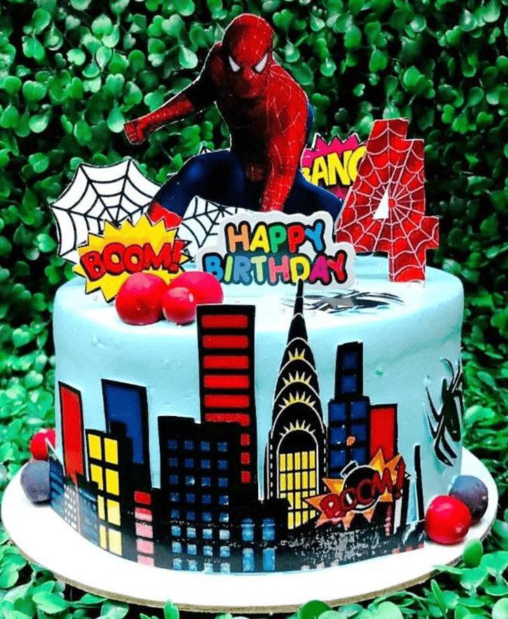 Nice Superhero Cake