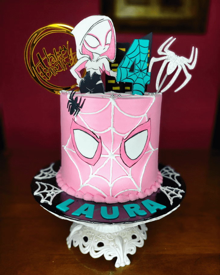 Refined Superhero Cake