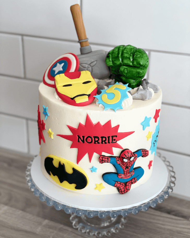 Superb Superhero Cake
