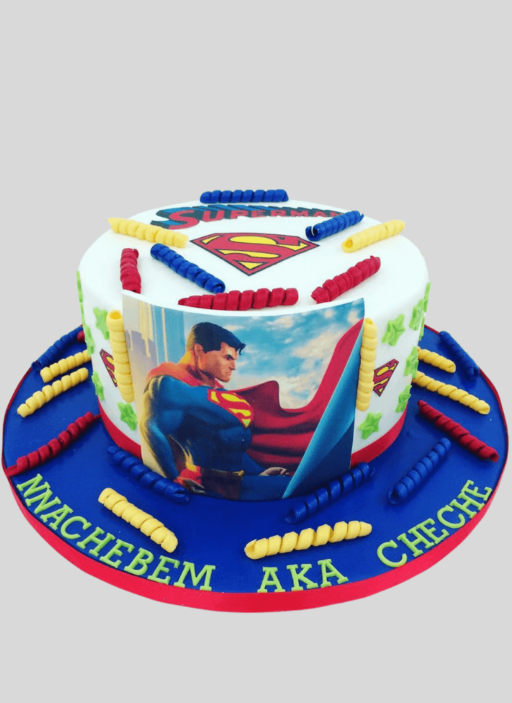 Fine Superman Cake