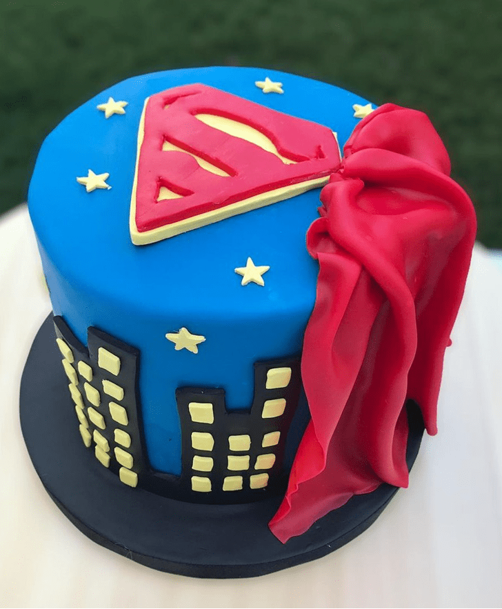 Alluring Superman Cake