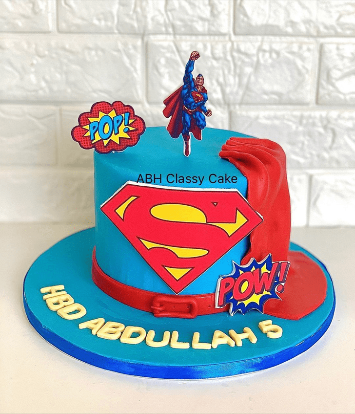 Angelic Superman Cake