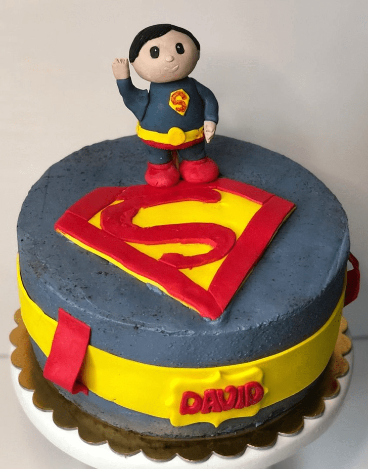 Appealing Superman Cake