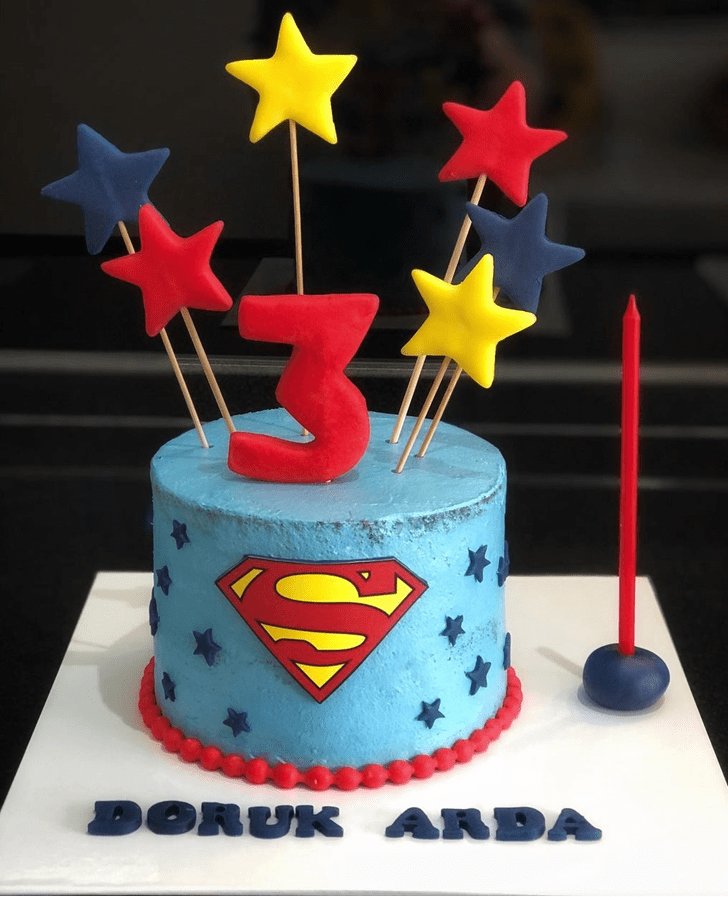 Bewitching Superman Cake