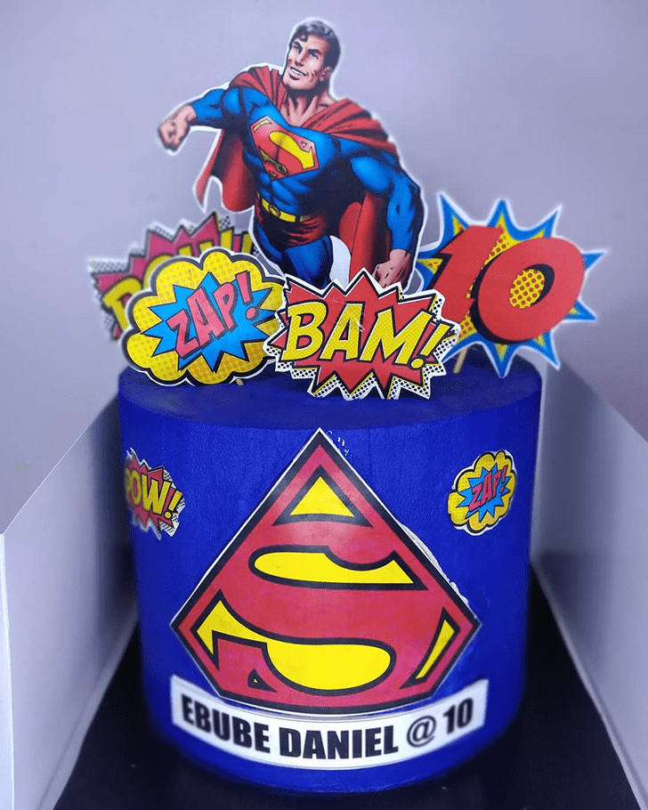 Captivating Superman Cake