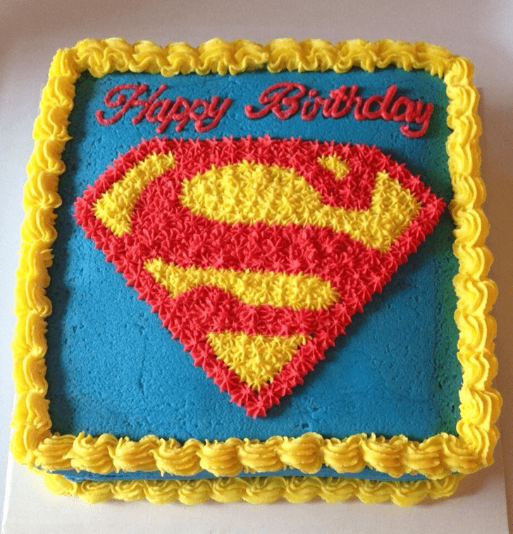 Cute Superman Cake