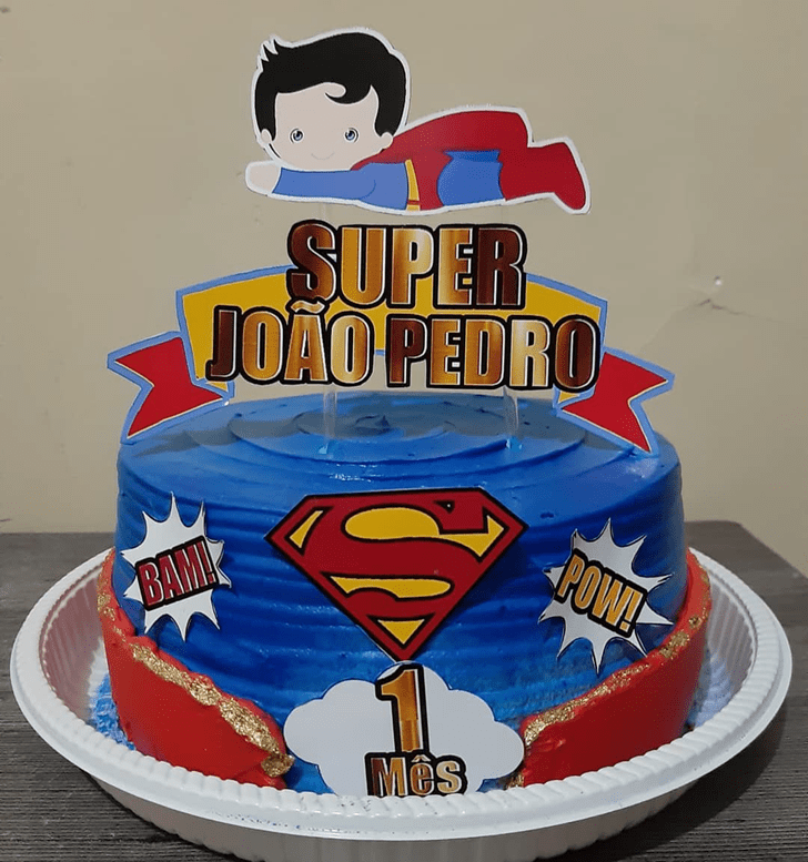 Excellent Superman Cake