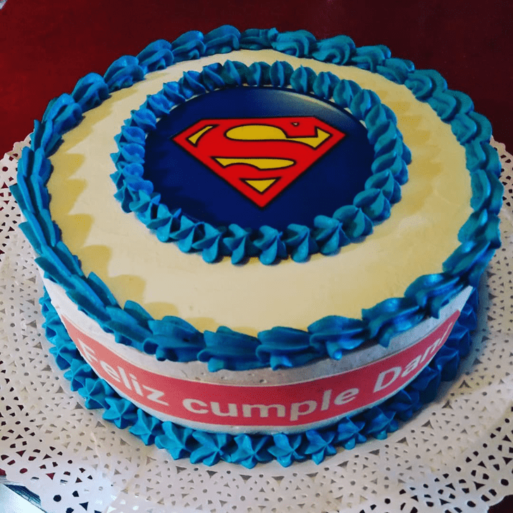 Fascinating Superman Cake