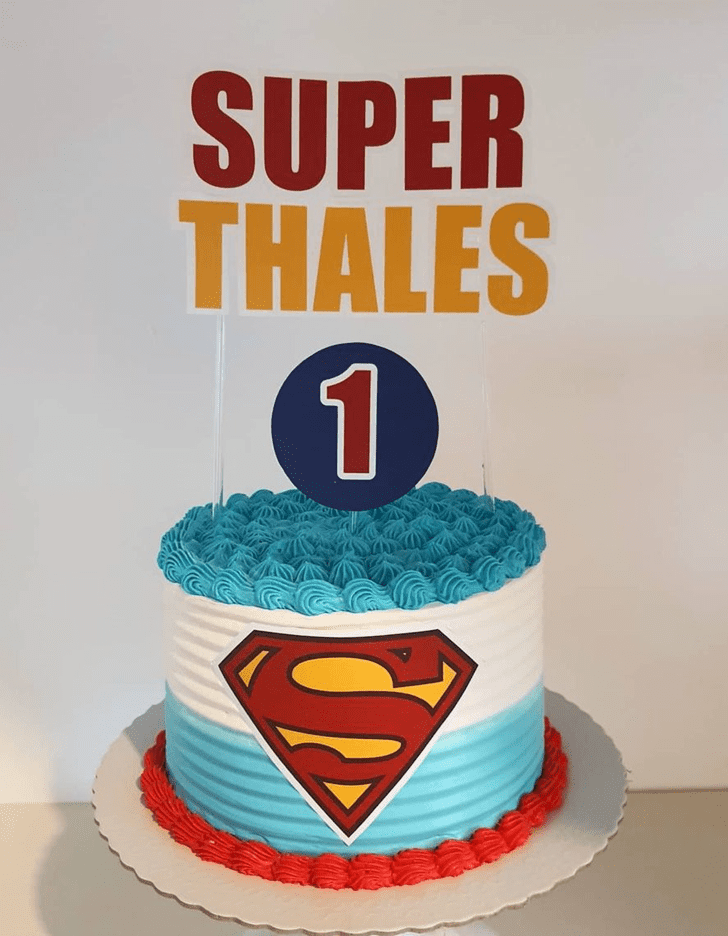 Fine Superman Cake