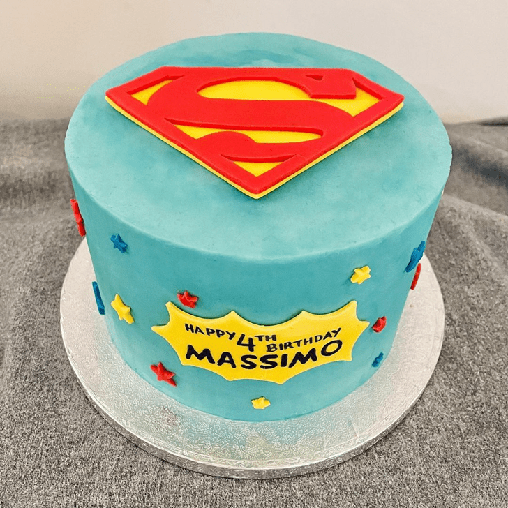 Gorgeous Superman Cake