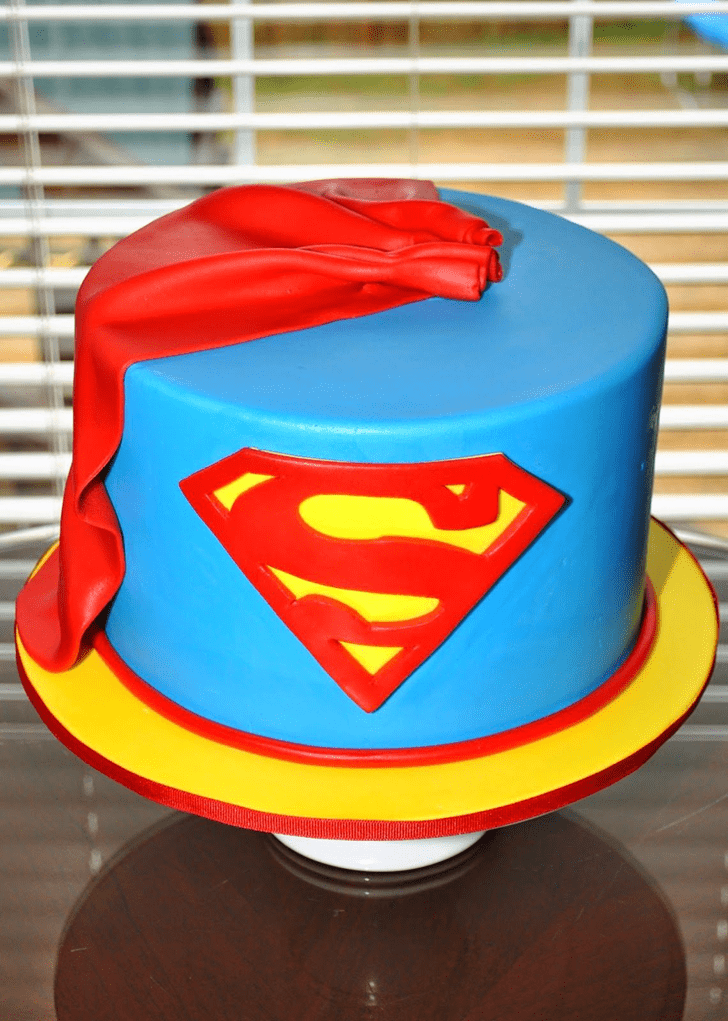Handsome Superman Cake