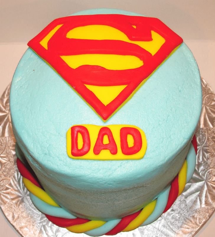 Lovely Superman Cake Design
