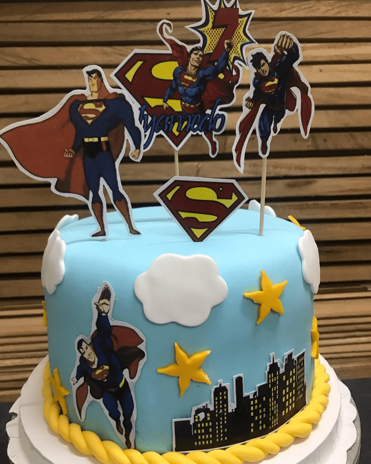 Marvelous Superman Cake