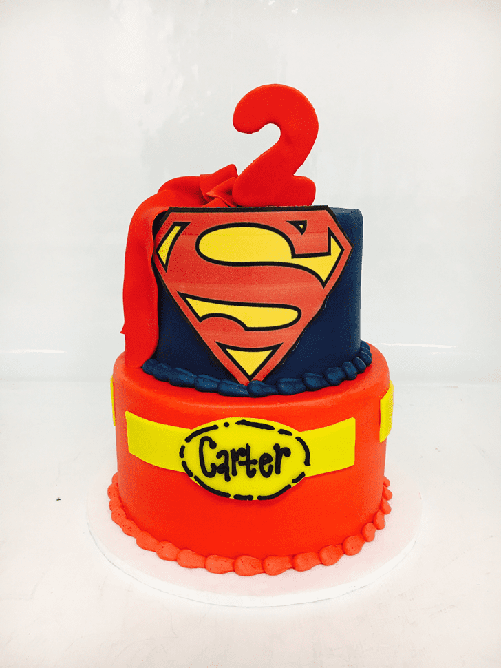 Ravishing Superman Cake