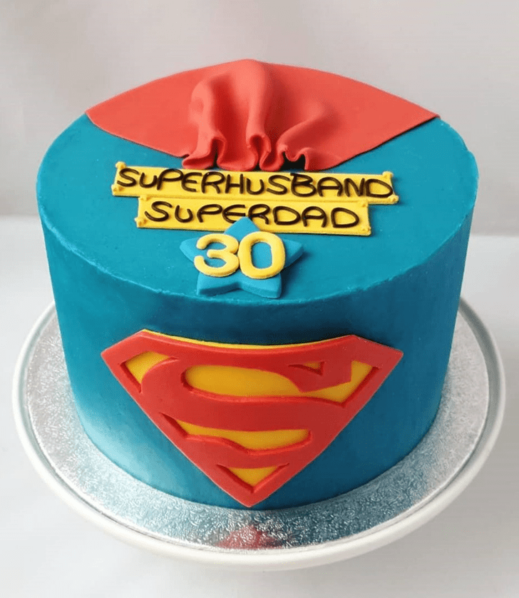 Stunning Superman Cake