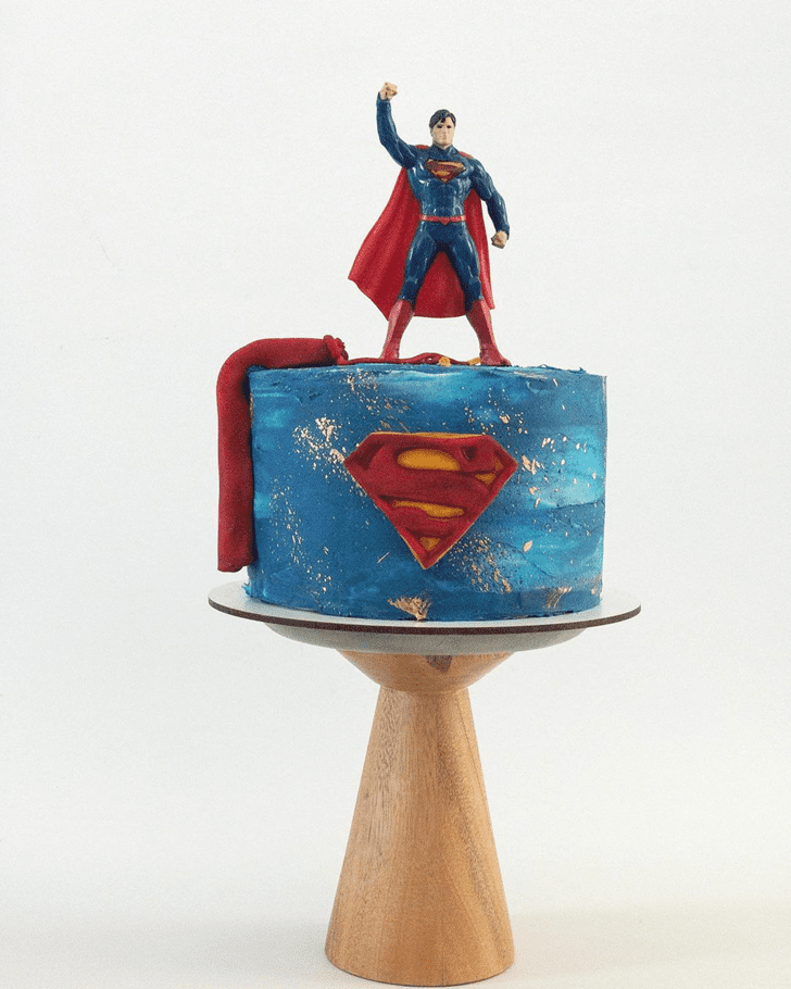 Superb Superman Cake