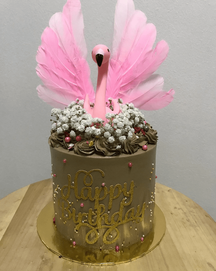 Beauteous Swan Cake
