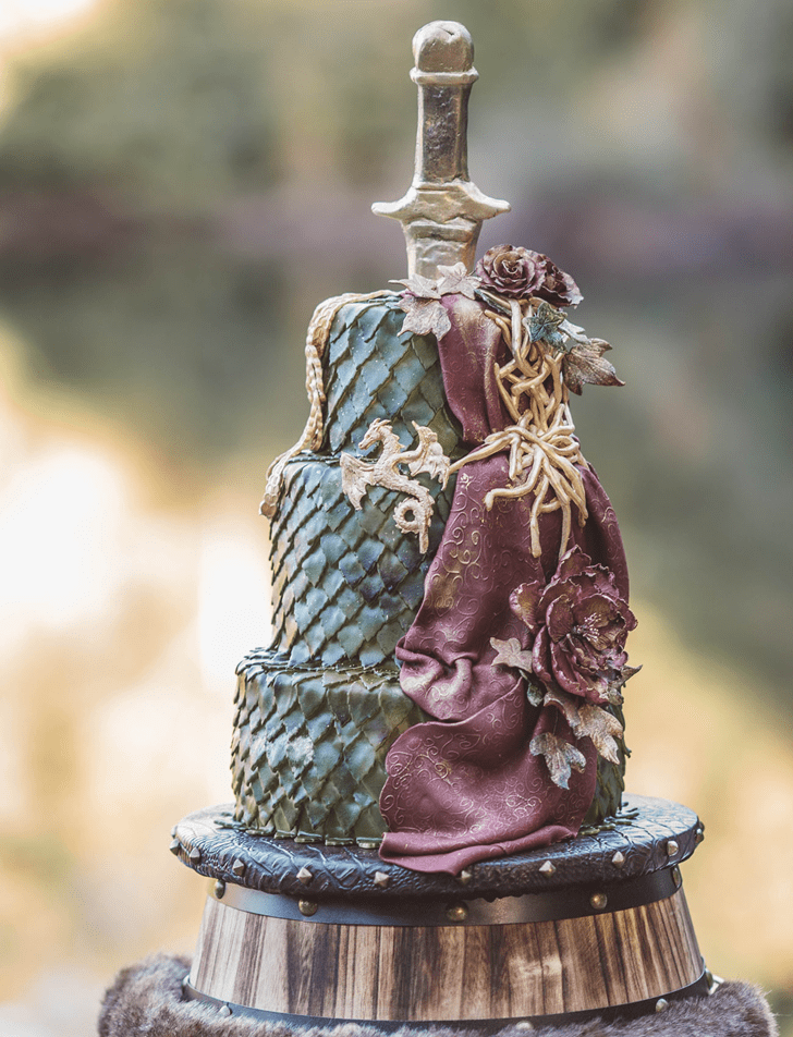 Admirable The Sword in the Stone Cake Design