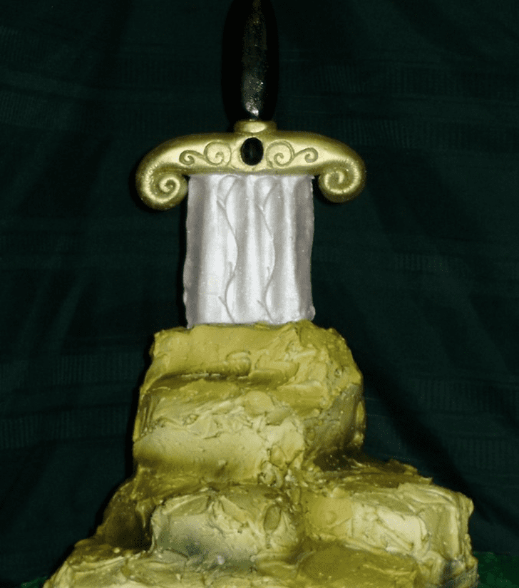 Adorable The Sword in the Stone Cake