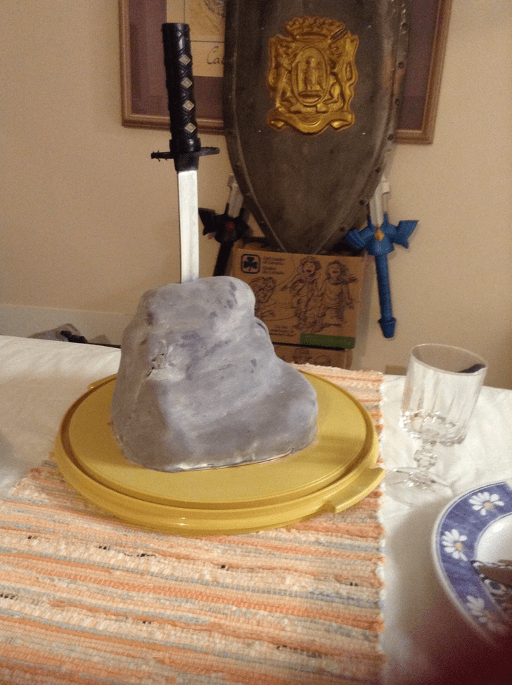Bewitching The Sword in the Stone Cake