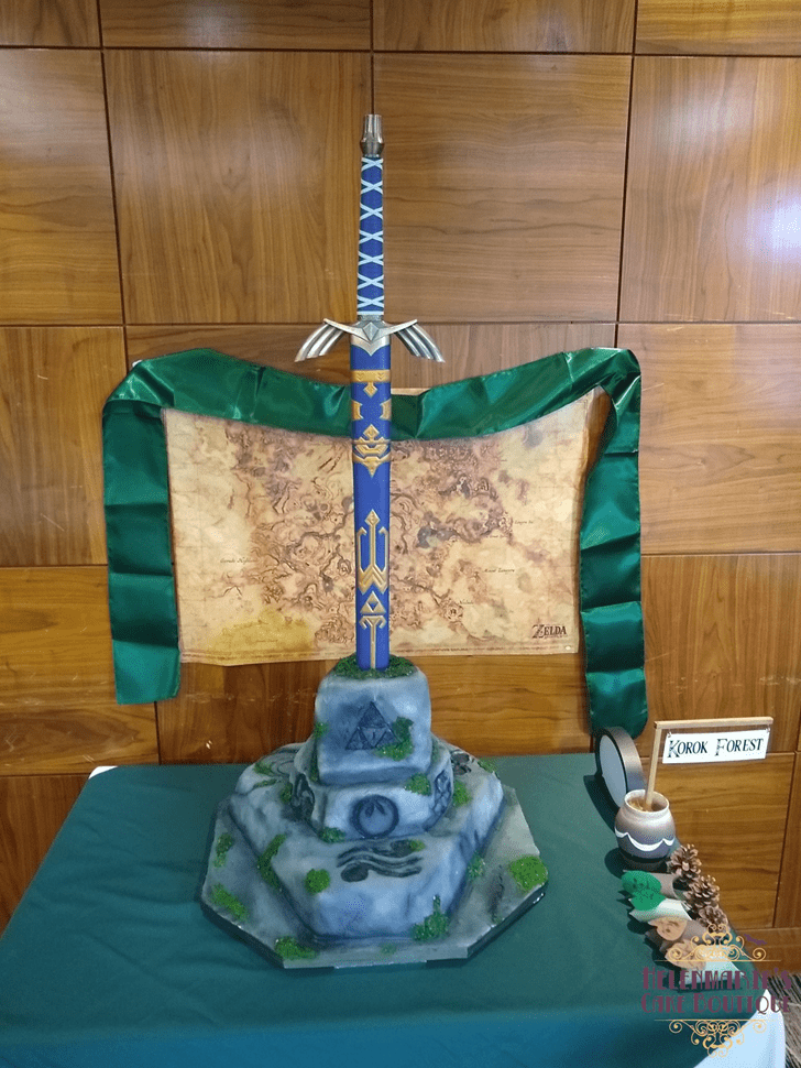 Captivating The Sword in the Stone Cake