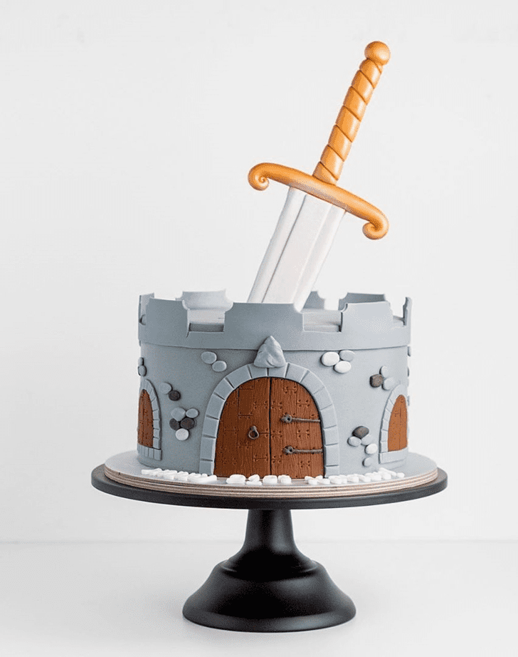 Divine The Sword in the Stone Cake