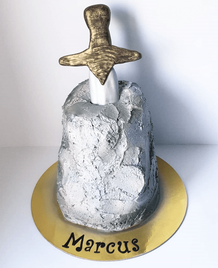 Grand The Sword in the Stone Cake