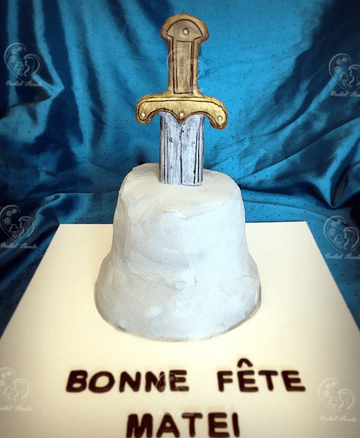 Mesmeric The Sword in the Stone Cake